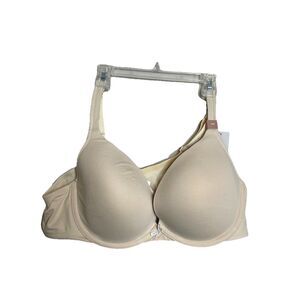 Cacique Women’s Bra Full Coverage Ivory Underwire Size 44B NWT